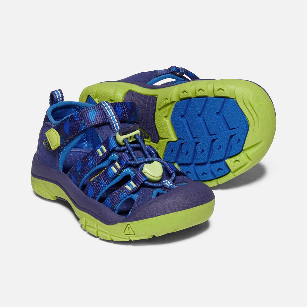 Sandalias Keen Mexico Azules - Niños Newport H2 - TQ8970532